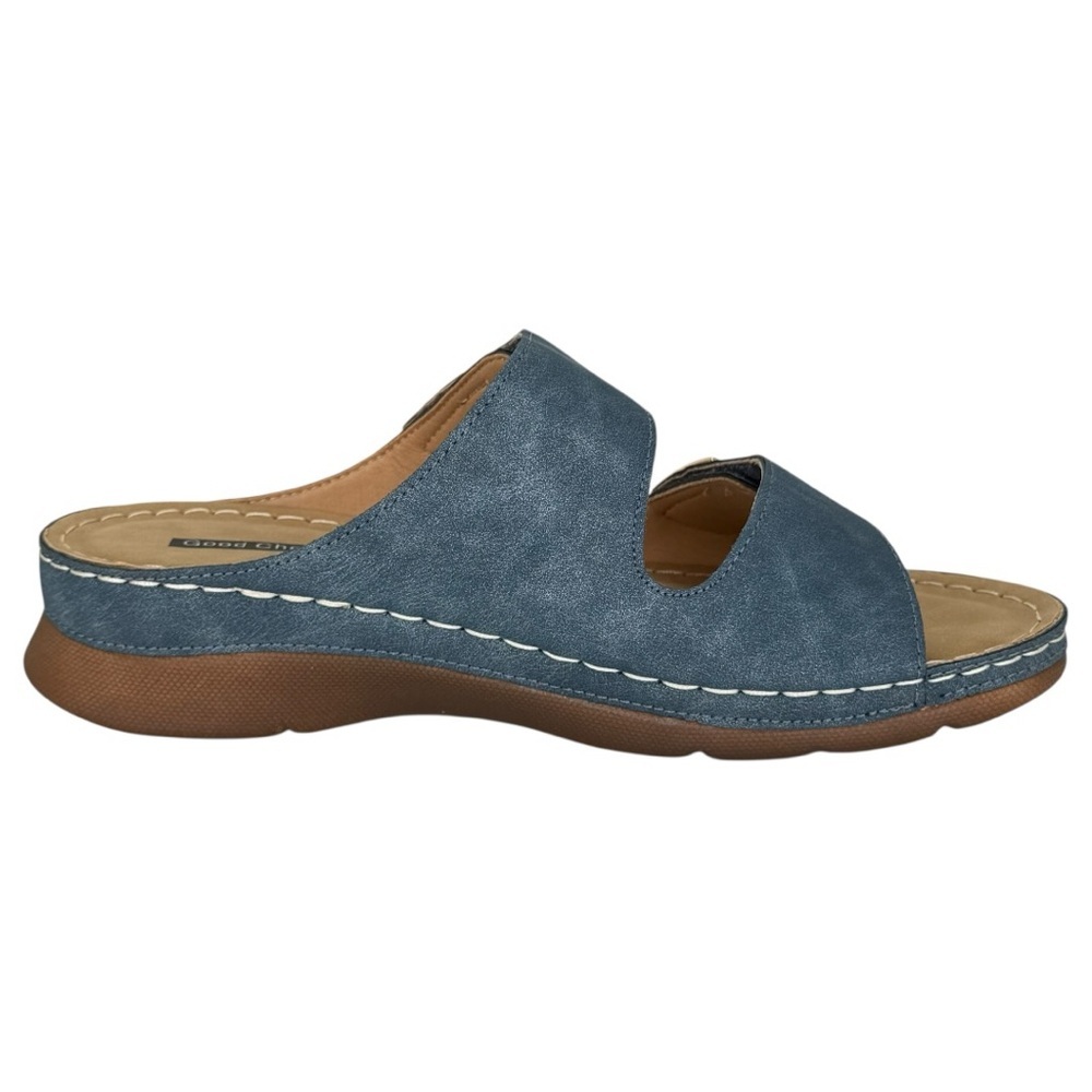 Good Choice Gretchen Navy Womens Sandals Size 7.5M - Picture 6 of 12